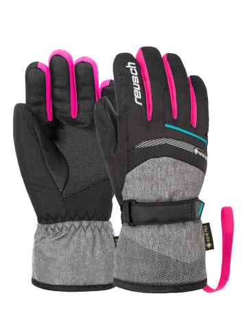 Reusch Fingerhandschuh Bolt GTX Junior in blck/blck melang/pink glo