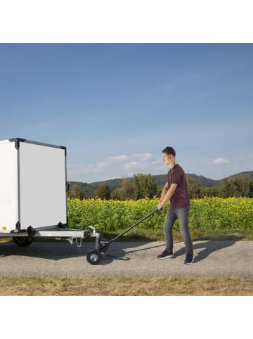 relaxdays Rangierhilfe in Schwarz - (B)137 x (H)48 x (T)72 cm