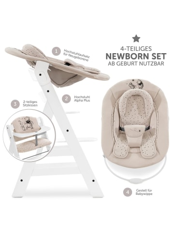 Hauck Alpha Plus White 4-tlg. Newborn Set Disney in weiss,beige