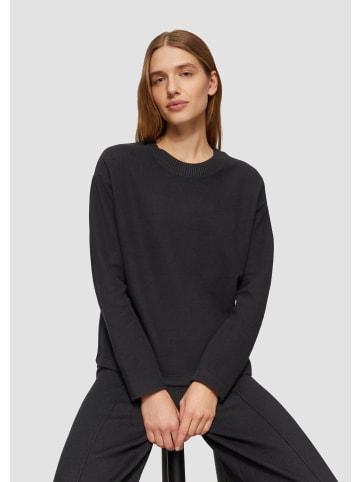 s.Oliver Sweatshirt langarm in Schwarz