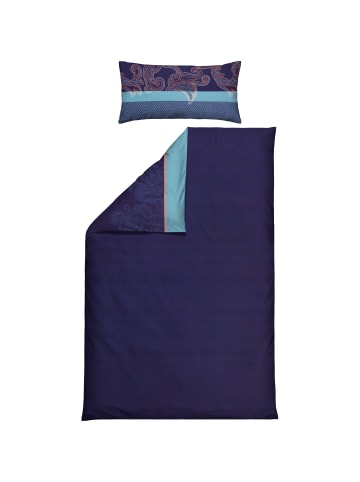 REDBEST Satin Wendebettwäsche in blau