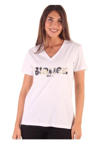 BLAUER USA Tshirt in Weiß