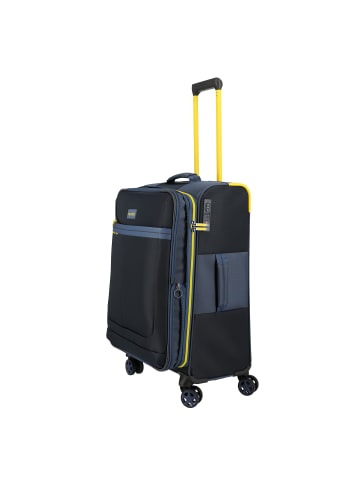 travelite Color Craze 4 Rollen Kofferset 3-teilig mit Dehnfalte blau