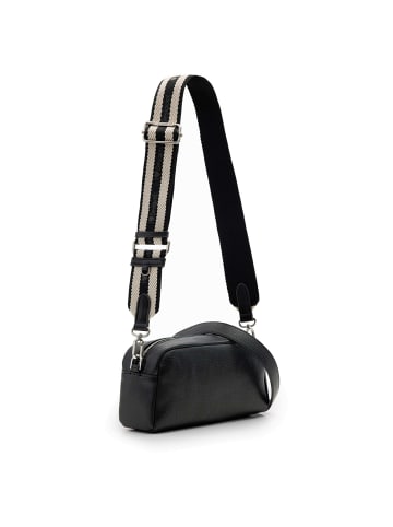 Desigual Half Logo - Umhängetasche 22 cm (black) in schwarz