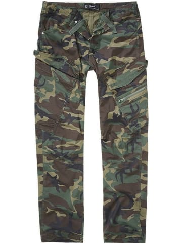 Brandit Cargohose "Adven Slim Fit Pants" in Camouflage
