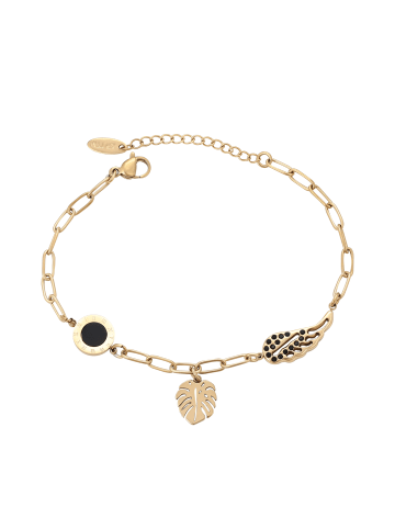 faina Bracelet in Gold Black