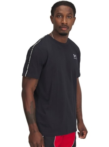 Under Armour Sportshirt "Icon Hwt Taping T-Shirt" in Schwarz