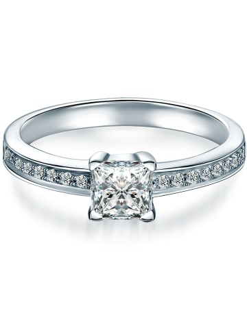 Trilani Ring aus Sterling Silber mit Zirkonia in silber
