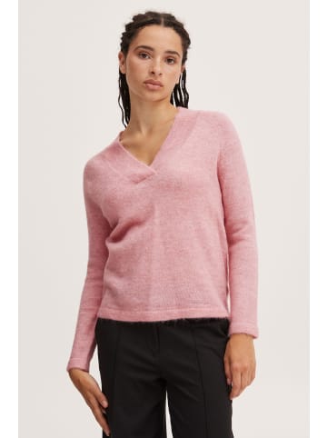 ICHI V-Ausschnitt-Pullover IHKAMARA V LS 20116697 in rosa