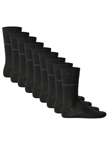 Tom Tailor Socken 9er Pack in Schwarz