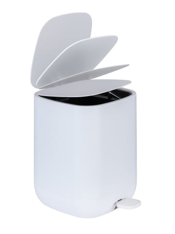 Wenko Treteimer Davos, Weiß 6,5 L, Treteimer Mod. Davos, Weiß 6,5 L in Weiß