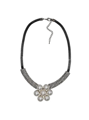 Steuer Modeschmuck Metall in Schwarz