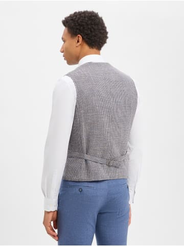 CG Anzugweste Mathew in blau grau - 0001
