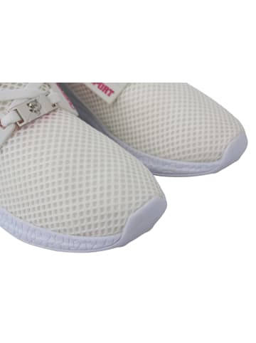 Plein Sport Weiß Polyester Runner Becky Sneaker Schuhe