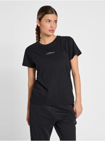 Hummel T-Shirt Hmloffgrid Damen in JET BLACK/FORGED IRON