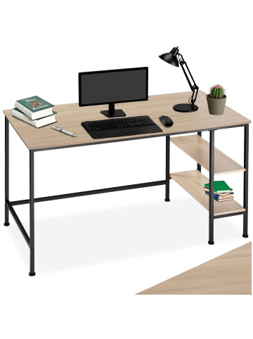 tectake Computertisch Donegal 140x60x76,5cm