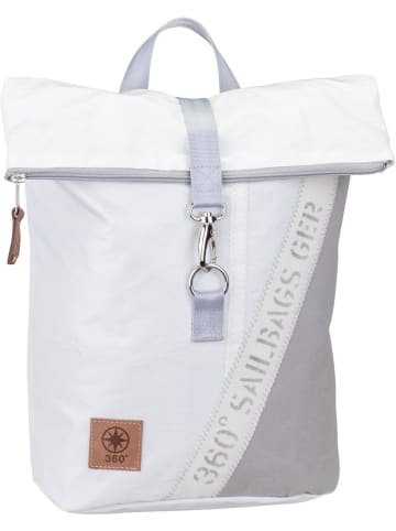 360 grad Rucksack Möwe in Stencil-Weiß/Grau
