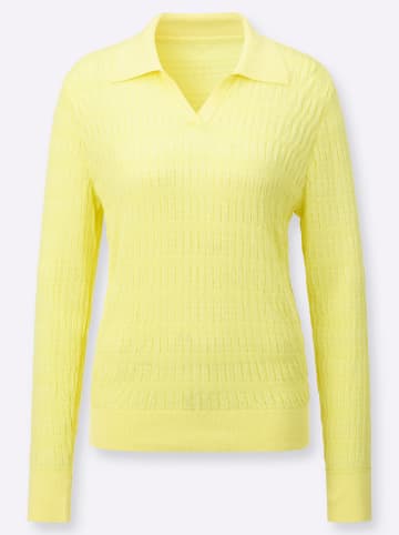 WITT WEIDEN Pullover in zitrone