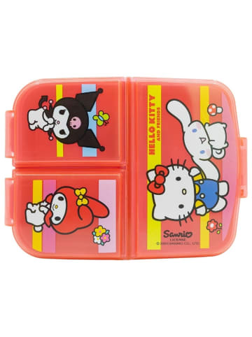 COFI 1453 Hello Kitty Kinder Brotdose – Lunchbox mit 3 Fächern & tollem Design in Rosa
