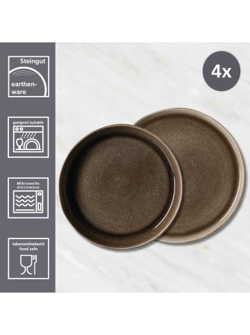 Ritzenhoff & Breker 8er Set Tafelset Eda braun in braun