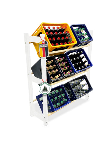 Mein-Regal Regal Thore Getränkeregal  in Weiß