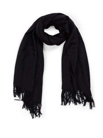 CASH-MERE.CH Schal waterwave in Schwarz
