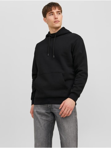 Jack & Jones Hoodie Kapuzen Pullover JJEBRADLEY in Schwarz