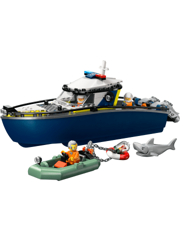 LEGO City Verfolgungsjagd im Polizeiboot in Mehrfarbig ab 6 Jahre