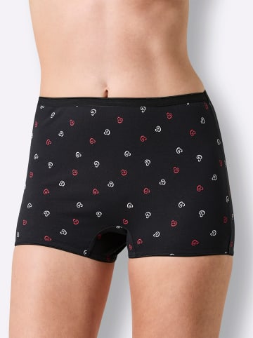 WITT WEIDEN Panty in schwarz + rot + schwarz-bedruckt