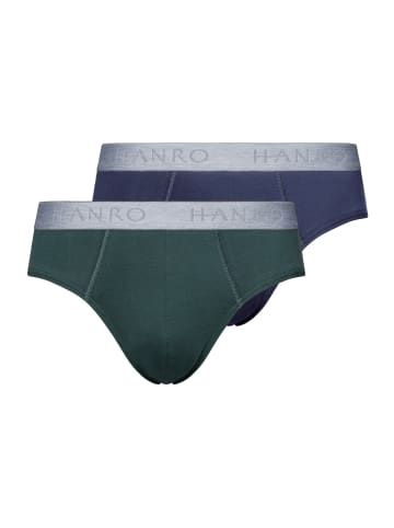 Hanro Slip Cotton Essentials in herbal tea / vintage indigo