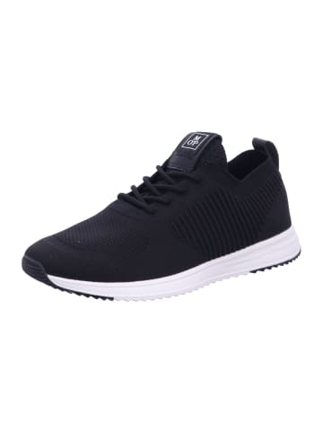 Marc O'Polo Schnürschuhe Recycled Fabric / SNEAKER / Knit in Schwarz