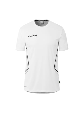 uhlsport  Trainings-T-Shirt Equipe 29 in weiß/steingrau/schwarz