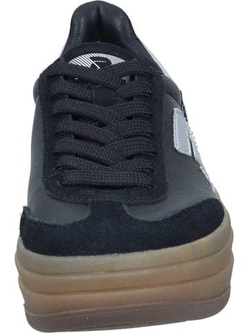 rieker Sneakers Low in schwarz/schwarz/silver