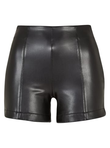Urban Classics Urban Classics Kurze Lederhosen in black