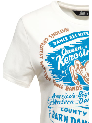 Queen Kerosin Queen Kerosin Vintage T-Shirt Barn Dance in ecru