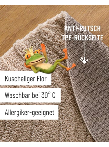 Wecon Home Badteppich Fiete in sand beige
