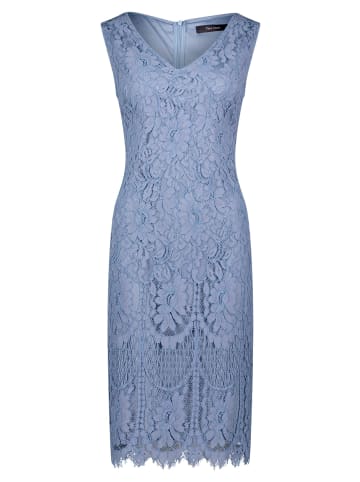 Vera Mont Etuikleid mit Spitze in Light Steel Blue
