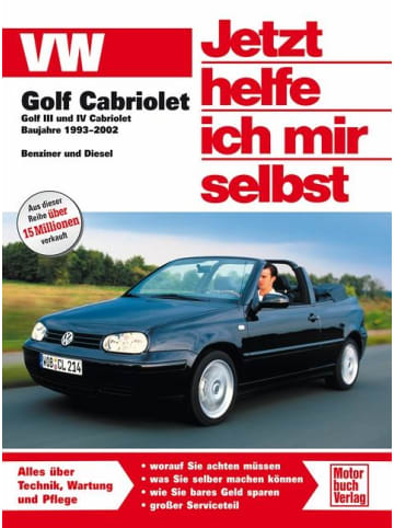 Motorbuch Verlag VW Golf III/IV Cabriolet
