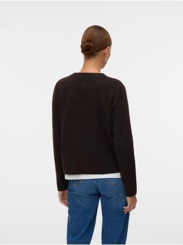 Vero Moda Strickjacke in Chocolate Torte