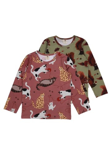 Walkiddy Langarmshirt Mpack Playful Cats-Shirt