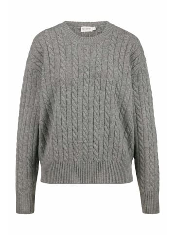 Hessnatur Hessnatur Pullover Oversize aus Bio-Schurwolle mit Cashmere in grau