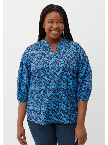 TRIANGLE Bluse 3/4 Arm in Blau