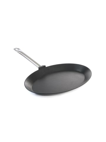 Riess HENDI Fischpfanne - oval Titanium Professional, 400x275x(H)35mm