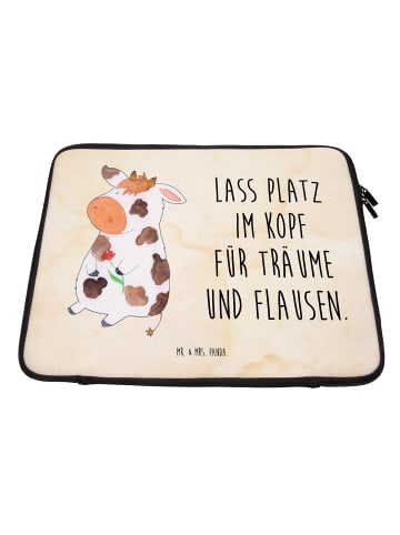 Mr. & Mrs. Panda Notebook Tasche Kuh mit Spruch in Vintage