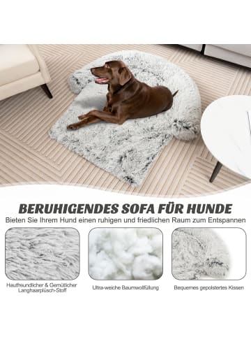 COSTWAY Hundebett 120x115x18cm in Grau