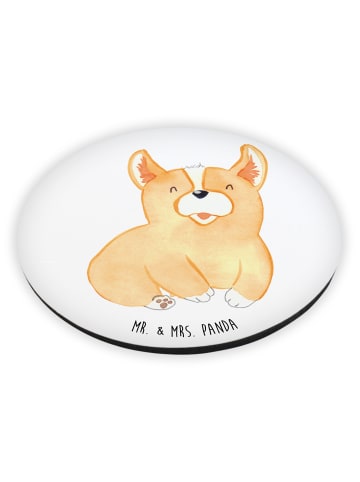 Mr. & Mrs. Panda magnet Corgie ohne Spruch in Weiß