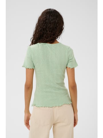 SAINT TROPEZ T-shirt GruSZ Fitted in Cameo Green