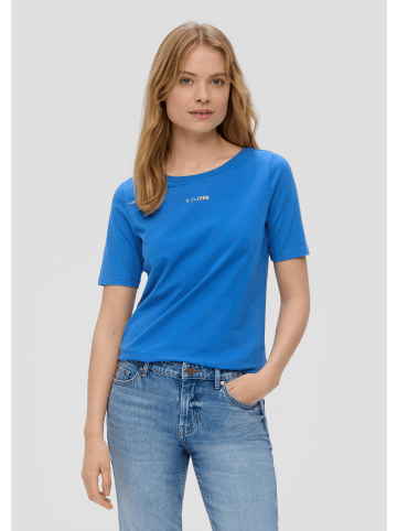 s.Oliver T-Shirt kurzarm in Blau