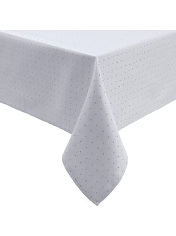 REDBEST Jacquard, Baumwollmischung, Gewebt Tischdecke Alcona in silber