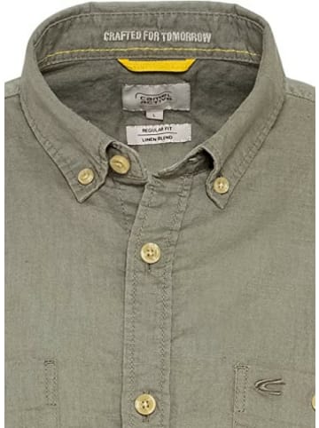 Camel Active Kurzarm FreizeitHemd für Herren in khaki